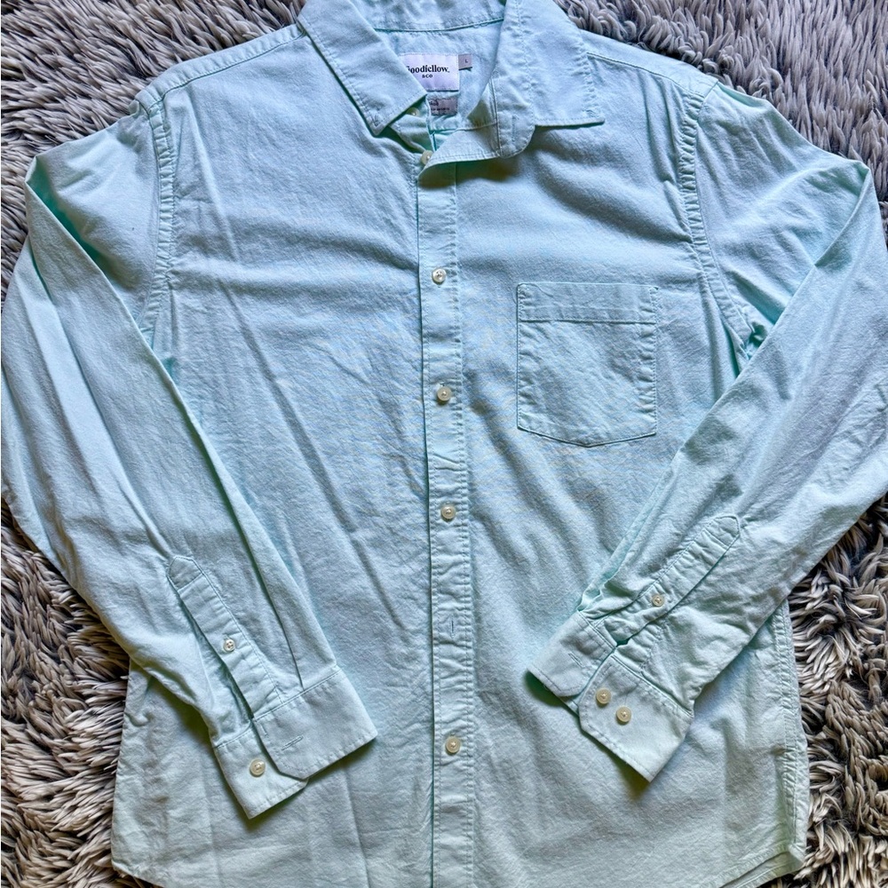 Light Sea Foam Blue Men's Shirt